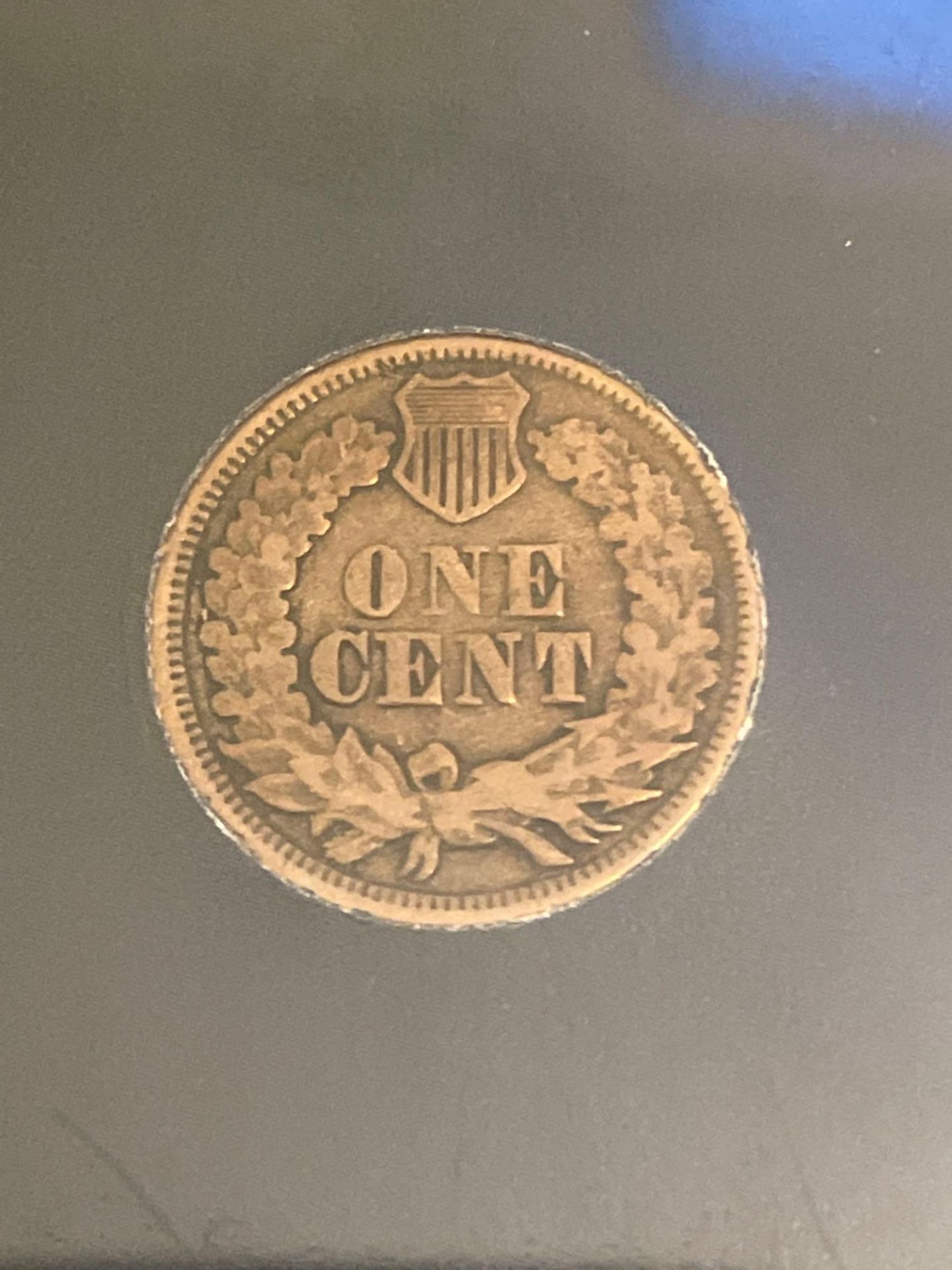 1863 Indian Cent & 1922 Wheat penny - Image 4 of 7