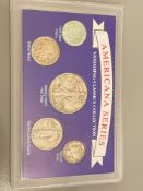 Americana Series "Vanishing Classics Collection" 5 Coin Set in Plastic