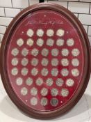 1964-2008 The Ultimate JFK Half Dollar Collection with display case