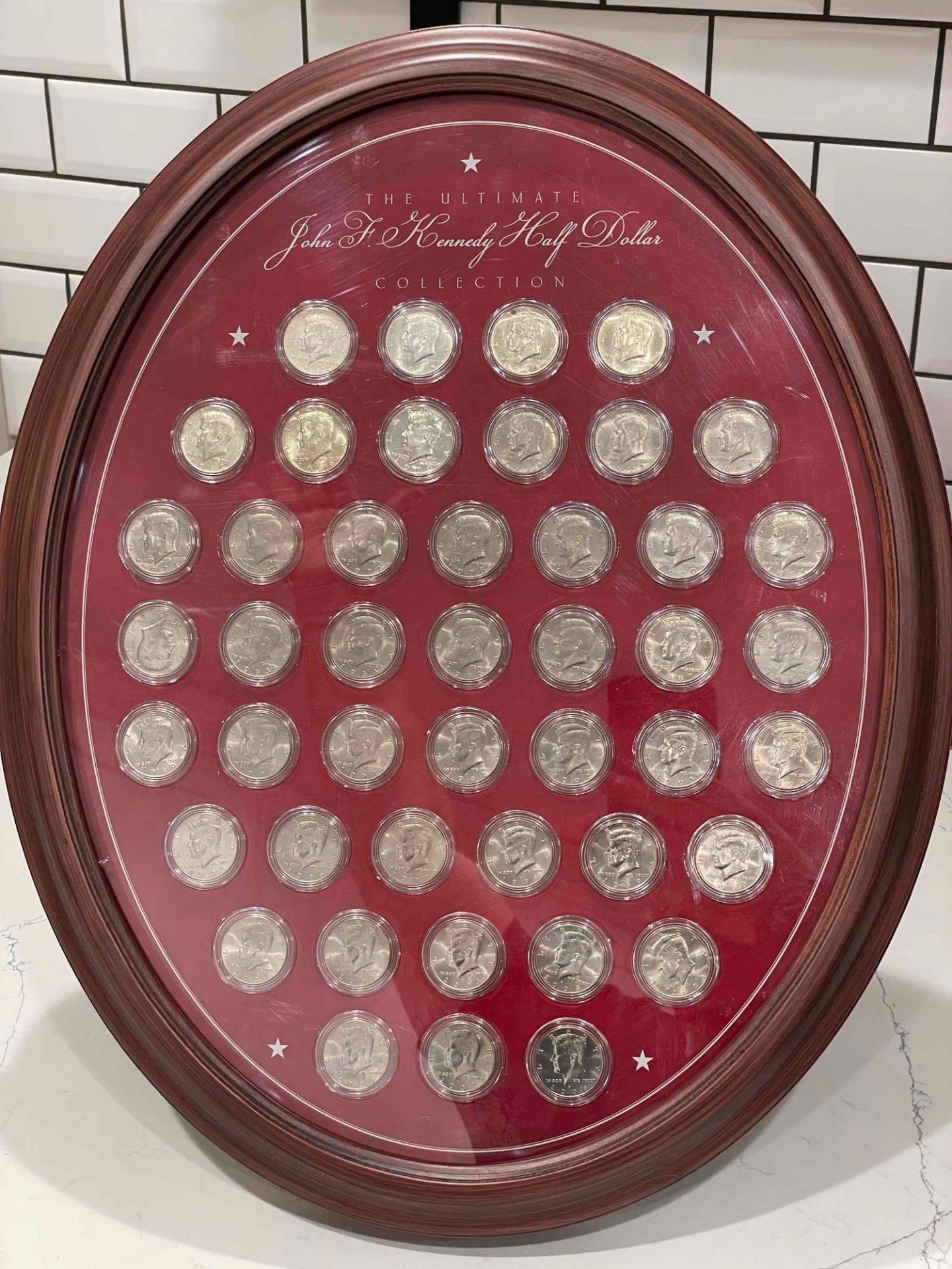 1964-2008 The Ultimate JFK Half Dollar Collection with display case