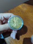 1996 Gold Plated Silver Eagle (1 oz silver gold plated)