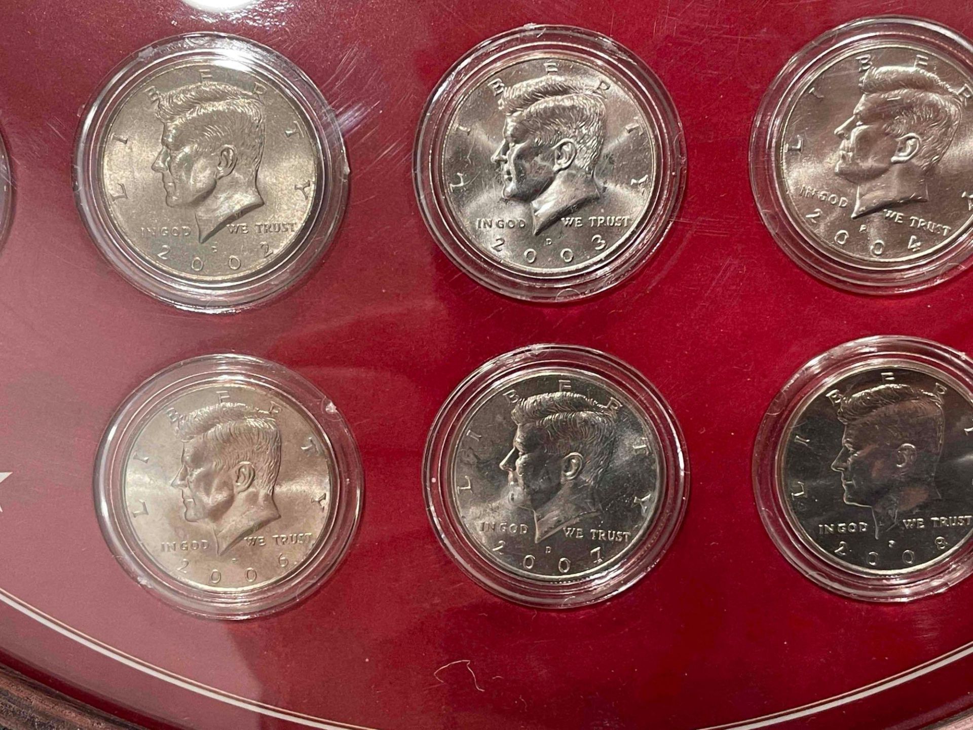 1964-2008 The Ultimate JFK Half Dollar Collection with display case - Image 2 of 9