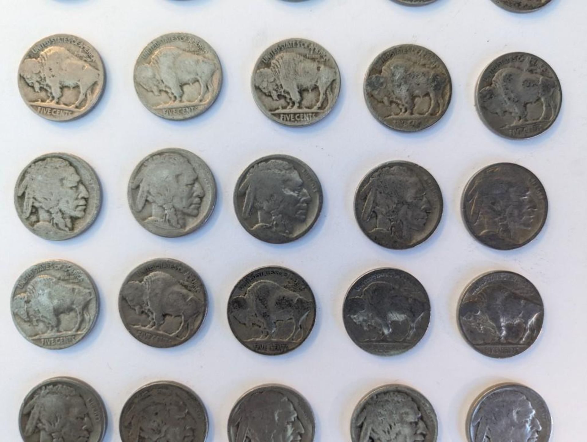 40 Buffalo/Indian Nickels