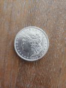 1896 AU Graded Morgan Dollar