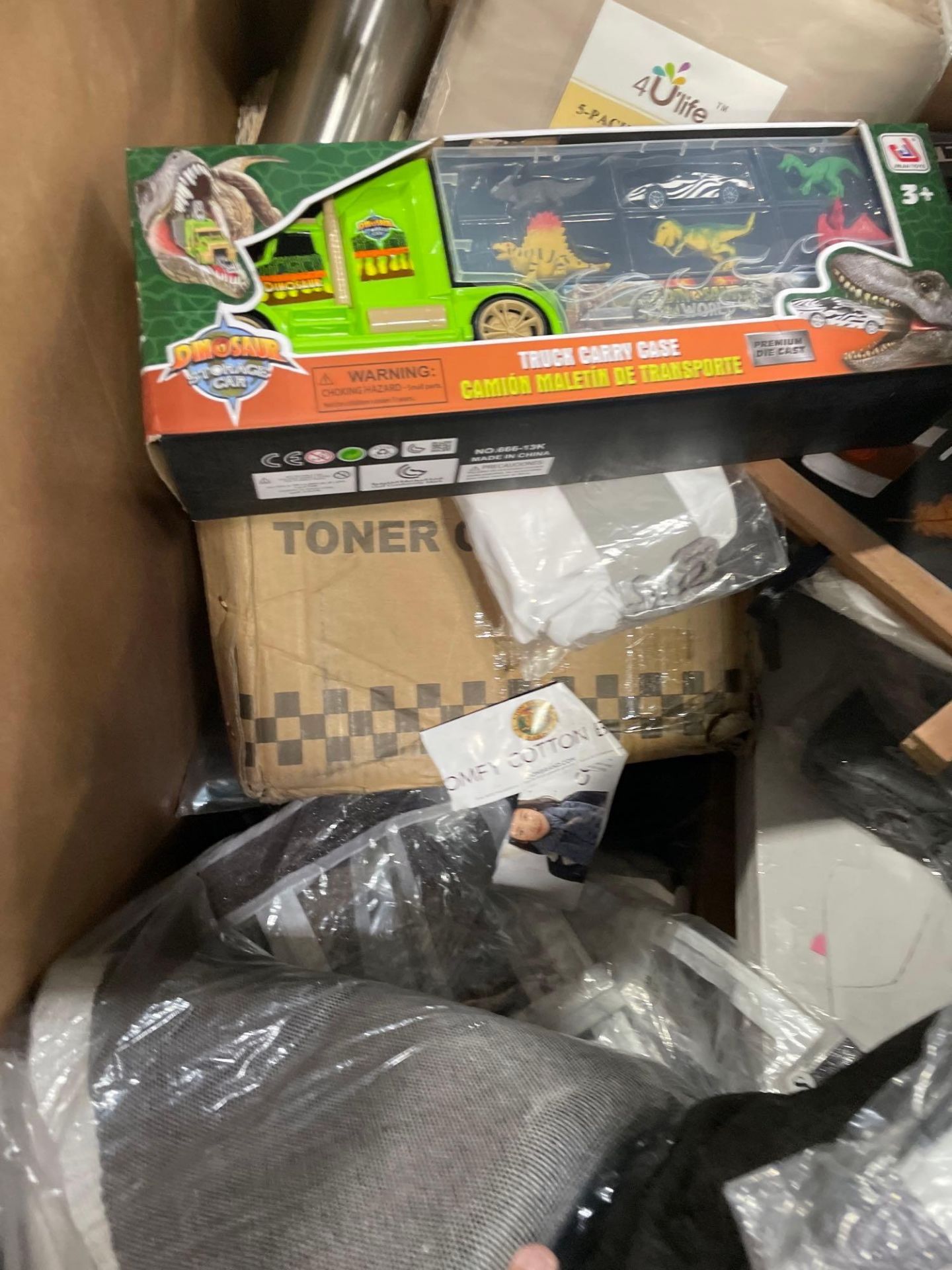 pallet of toys Mickey mouse towels air mattress and more - Image 11 of 12