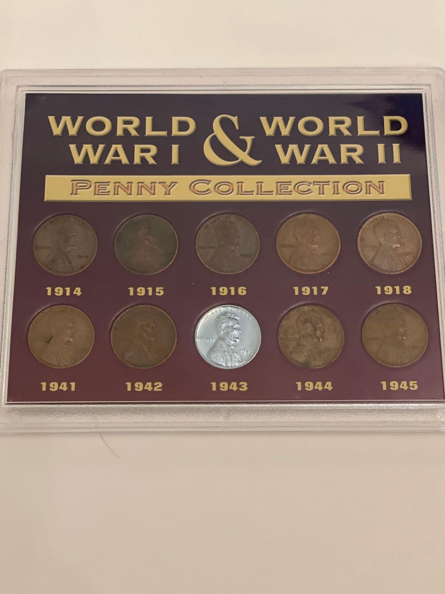 WWI & WWII Penny Collection: 1914-1918, 1941-1945