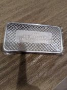 10 oz American flag silver bar