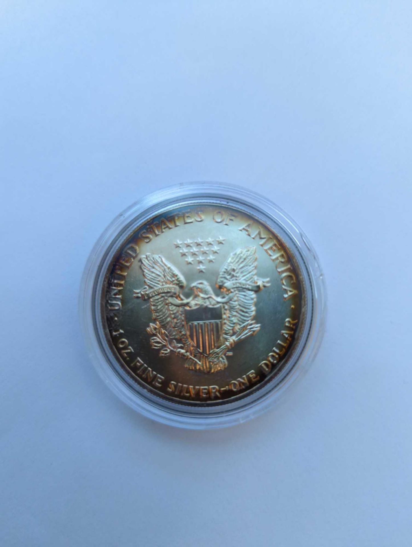 1992 Colorized Silver Eagle - Image 3 of 3