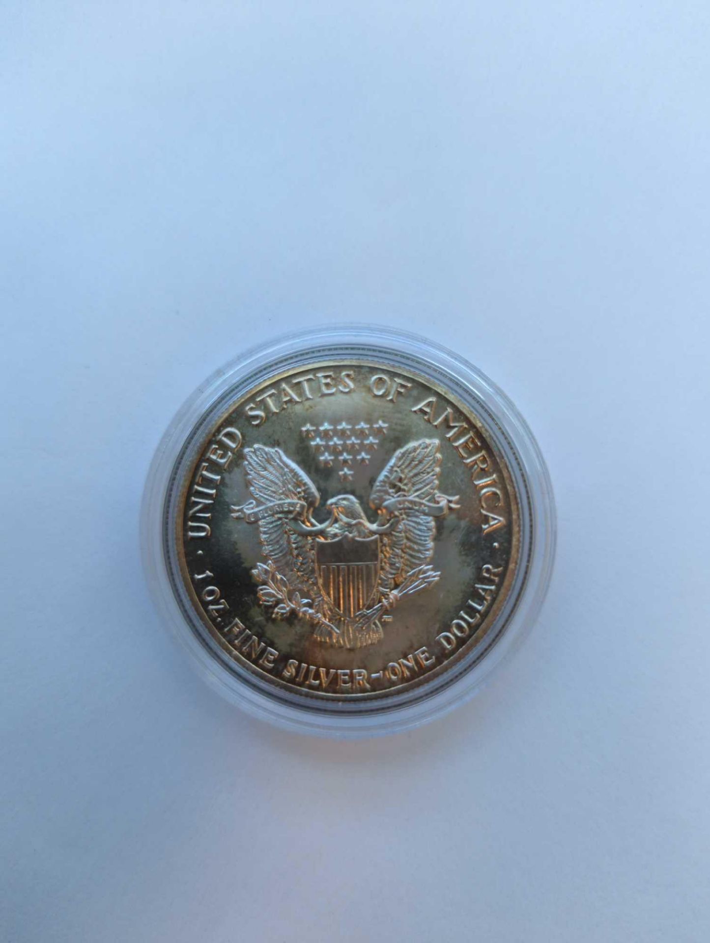 1989 Colorized Silver Eagle - Image 2 of 3