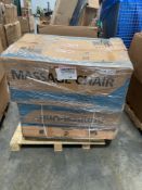 Multiple massage chairs