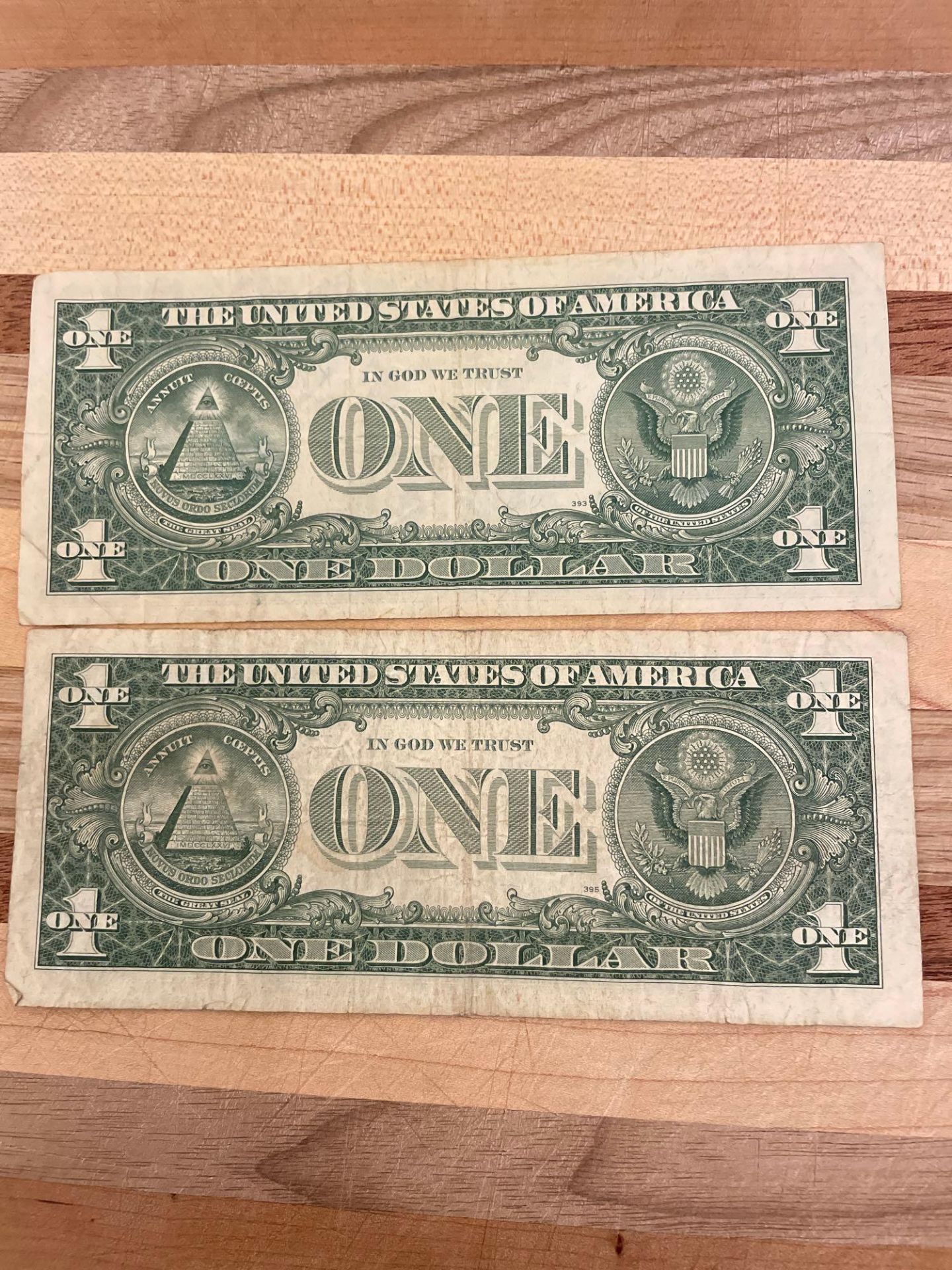 (2) 1957A $1 Silver Certificates - Image 3 of 3