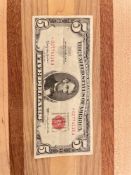 1963 $5 VF Red Seal Star Note