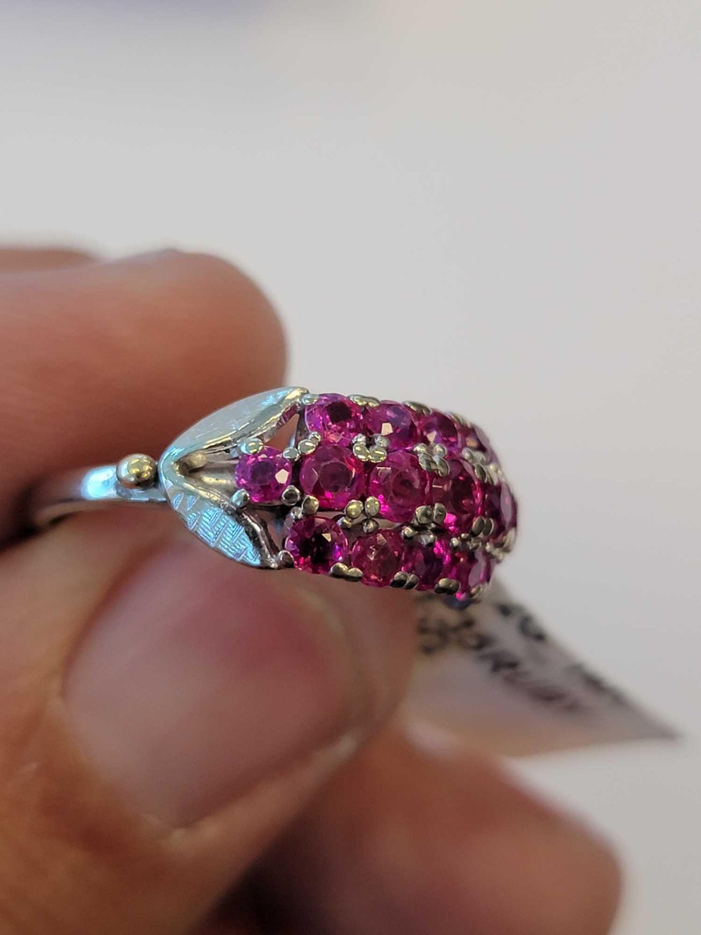 White Gold and Ruby Ring - Image 3 of 6