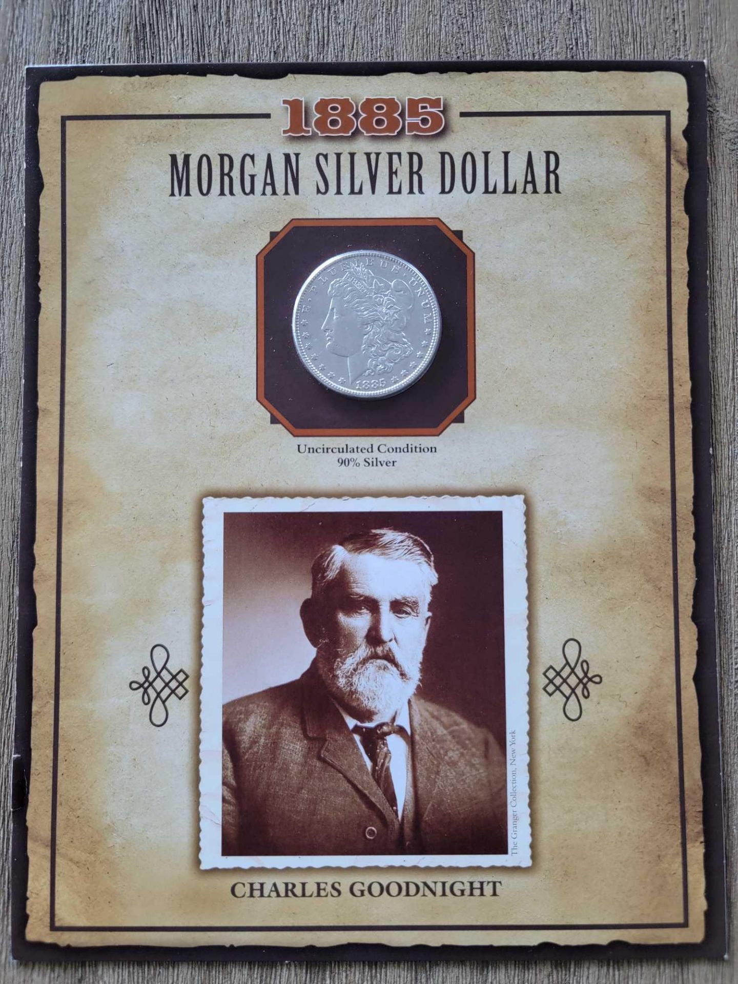 1885 Morgan Dollar with Charles Goodnight Uncirculated Condition - Image 2 of 10