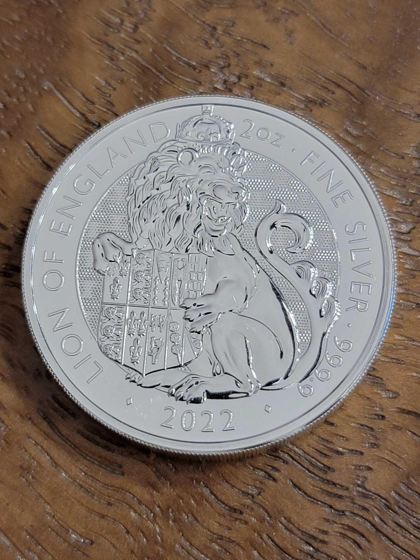 2 oz Lion of England Coin