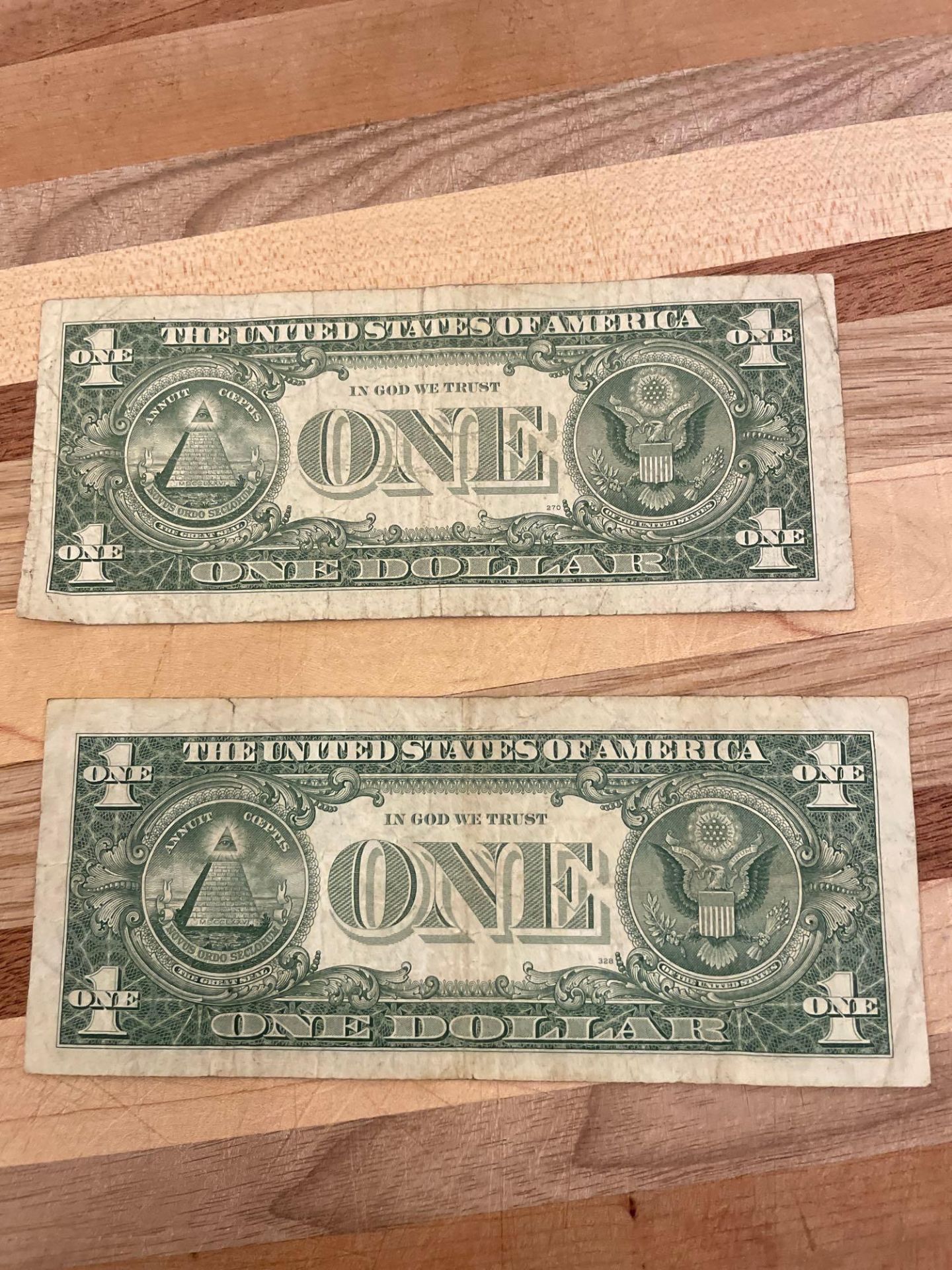 (2) 1957 $1 Silver Certificates - Image 3 of 3
