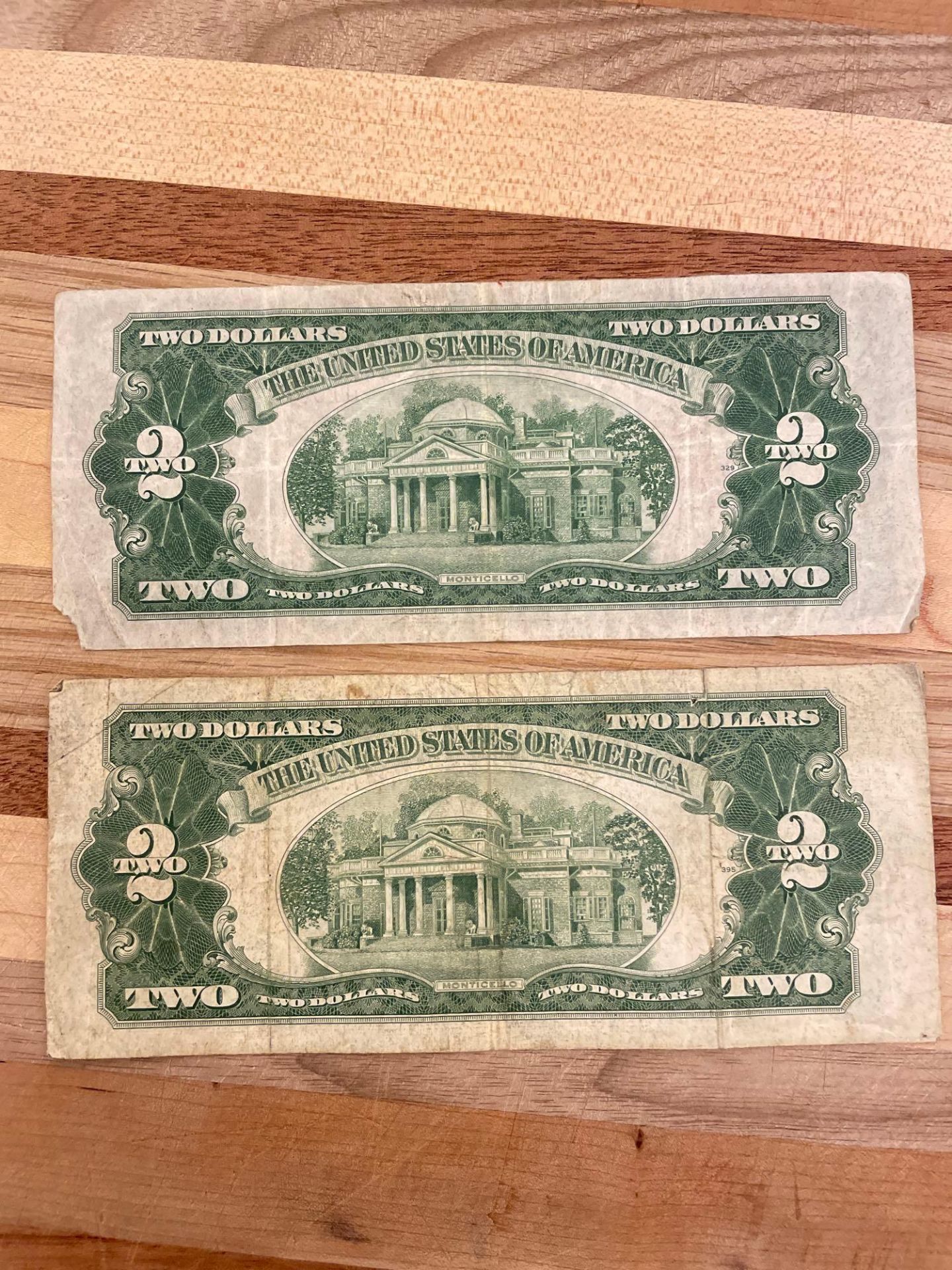 1928D $2 Red seal note & 1953 $2 Red seal note - Image 4 of 4