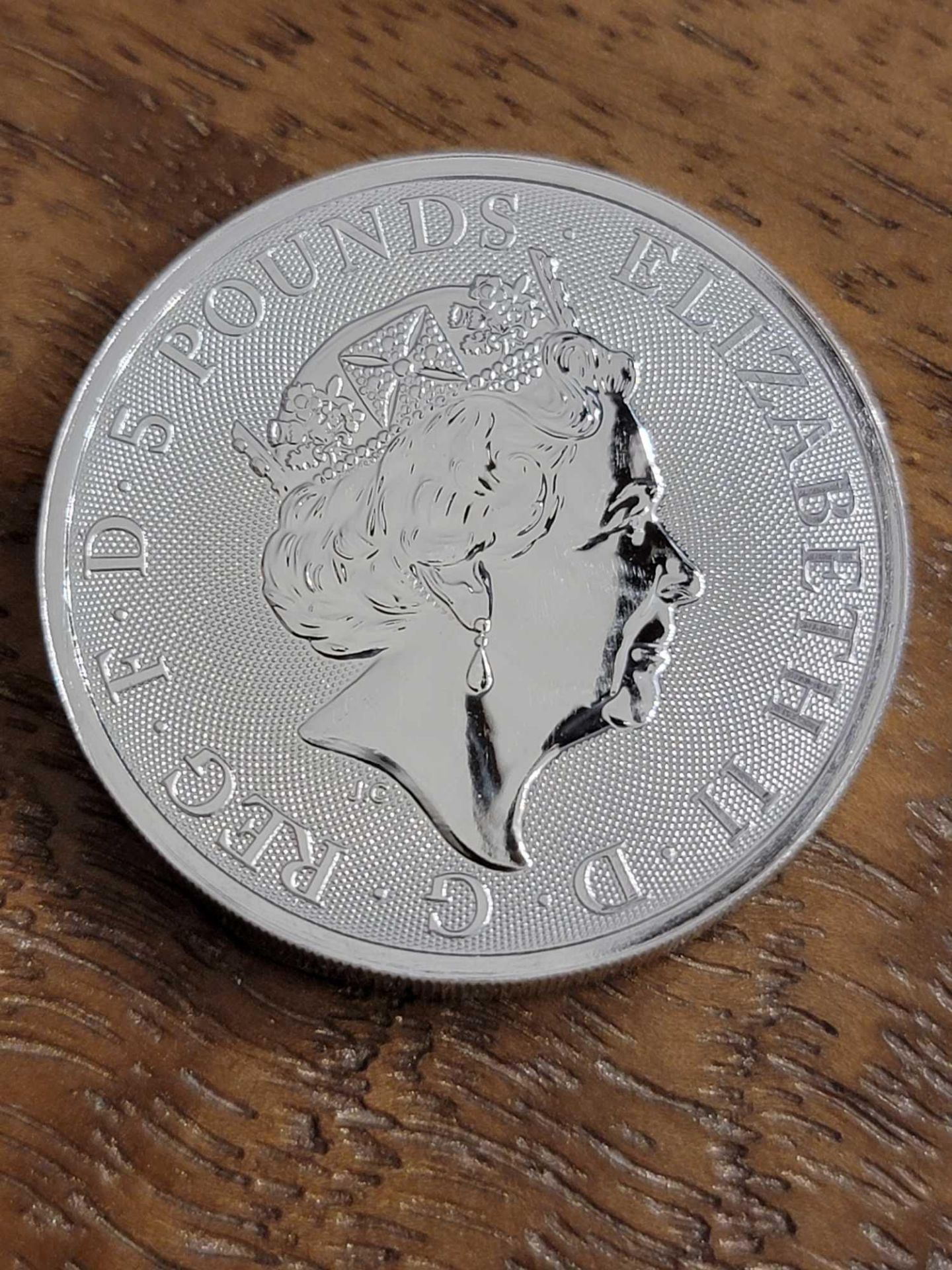 2 oz White Greyhound of Richmond Coin - Image 2 of 2