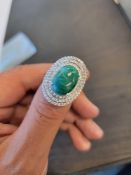 Dyed Green Beryl (Emerald) 9.5 Cts