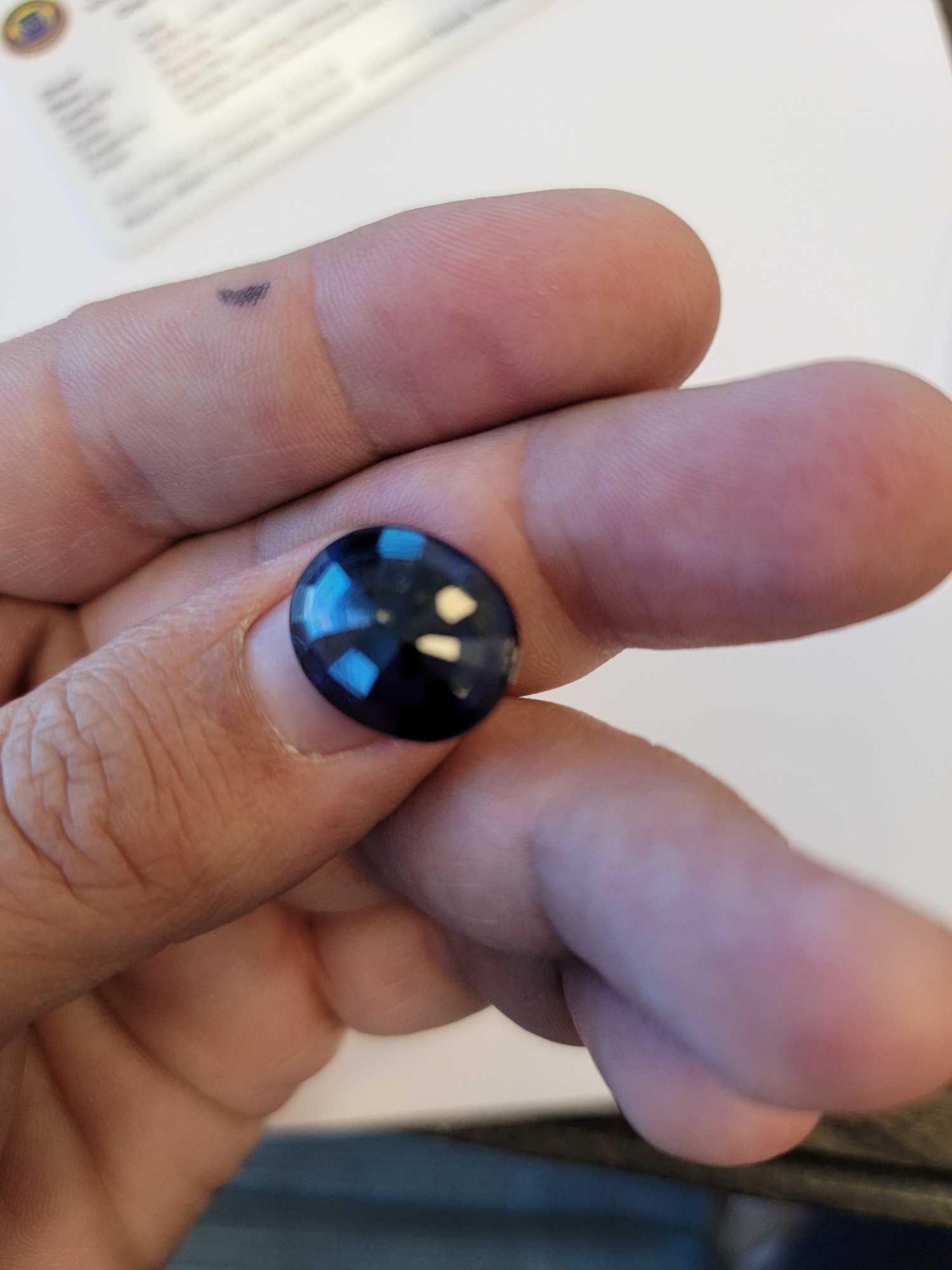 10 ct natural sapphire - Image 2 of 5