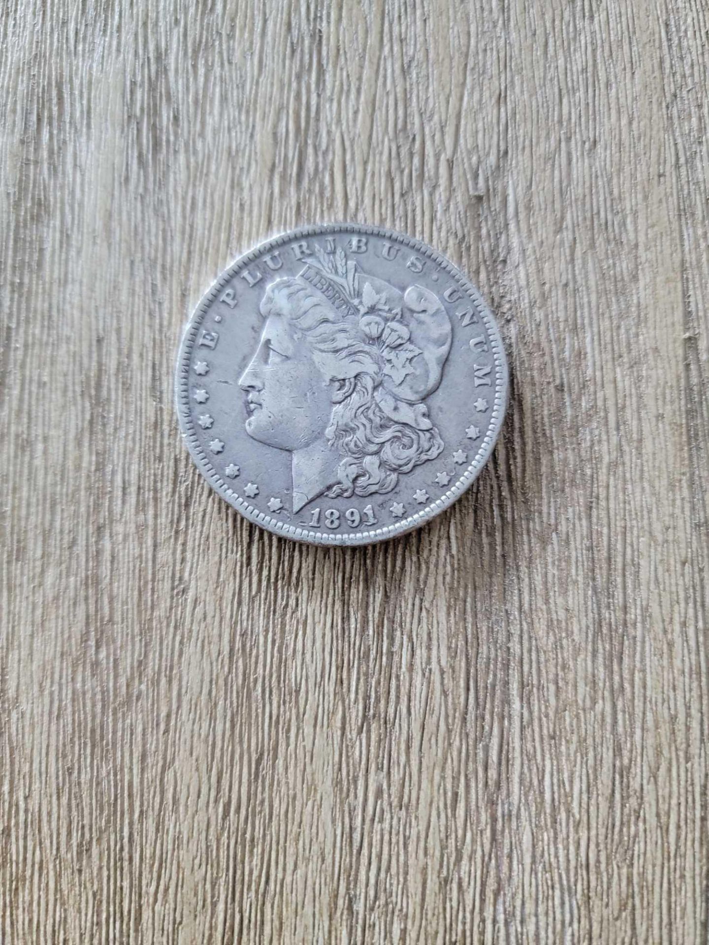 1891 VF Morgan Dollar