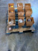 Pallet with nine boxes of misc
