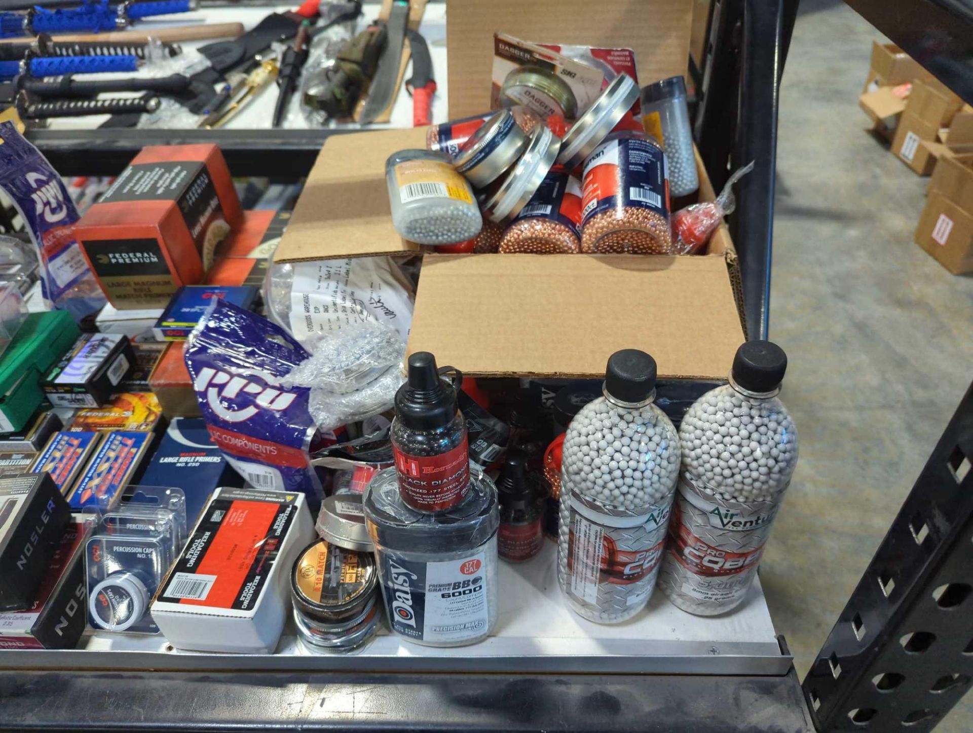 shelf of reloading materials - Image 5 of 8