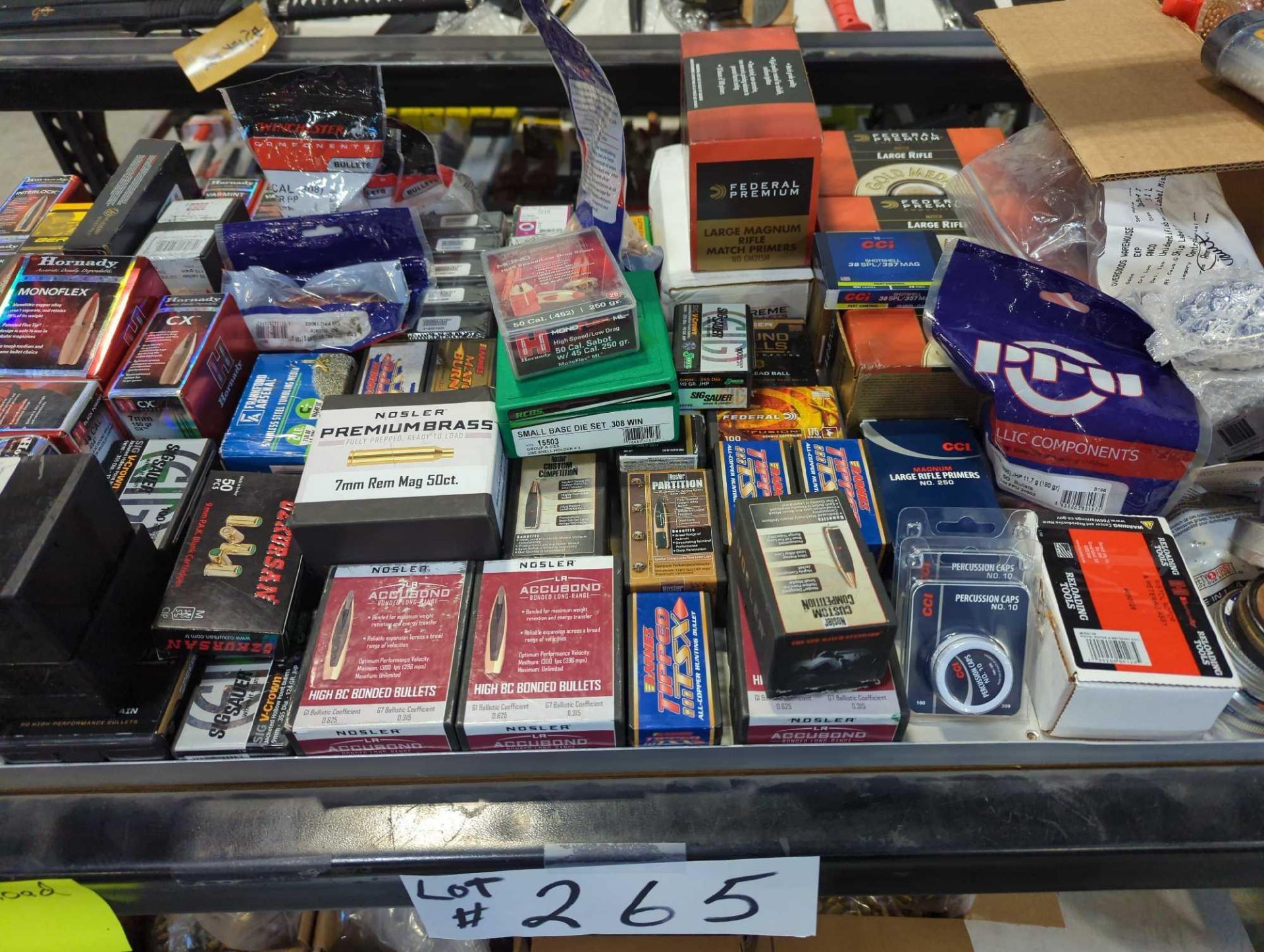 shelf of reloading materials - Image 4 of 8