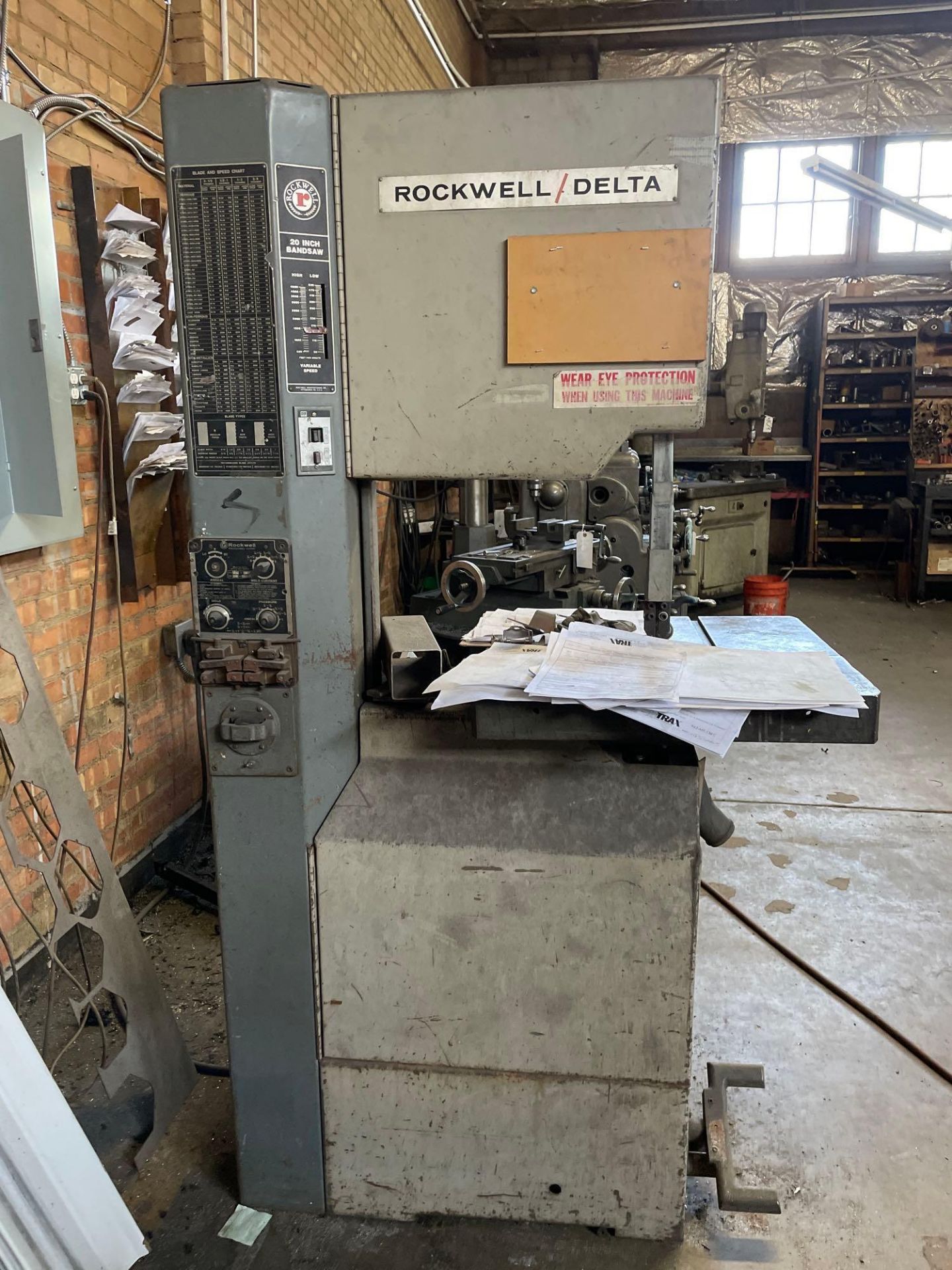 Rockwell/Delta 20 Bandsaw - Image 5 of 5