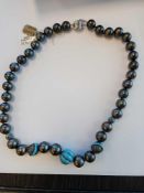 Tahitian Pearl Necklace w/ 14kt Gold accent beads