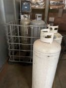 forklift cage/propane tanks