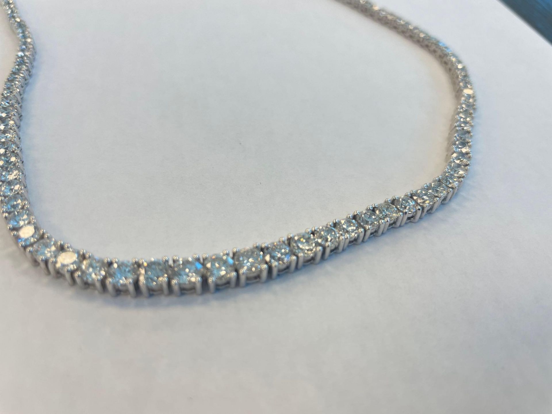 18KT Diamond Necklace 19.79 cts diamond - Image 4 of 7