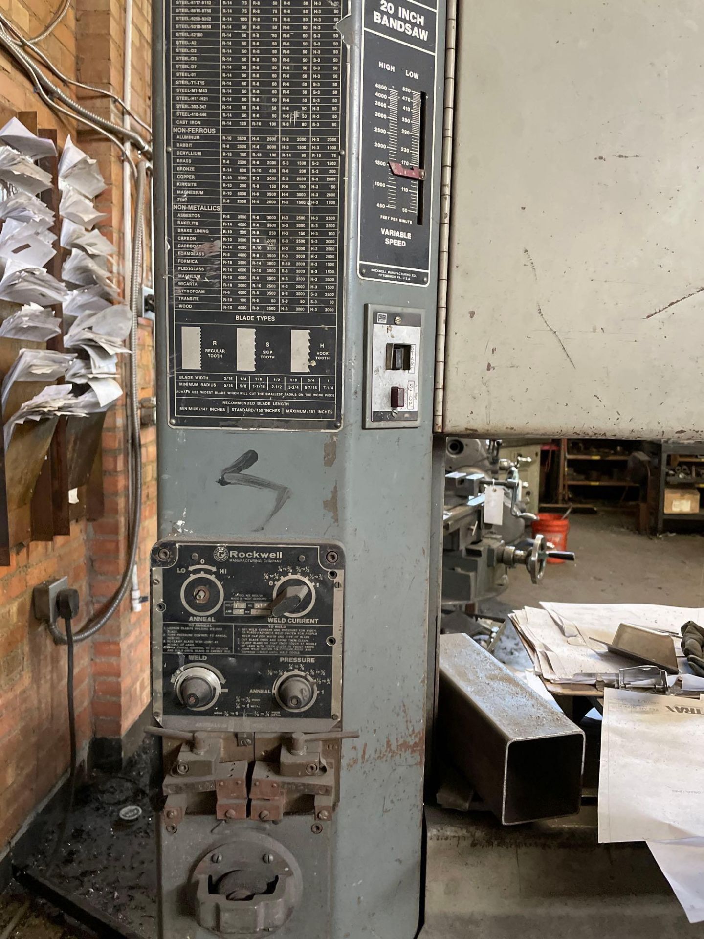 Rockwell/Delta 20 Bandsaw - Image 4 of 5