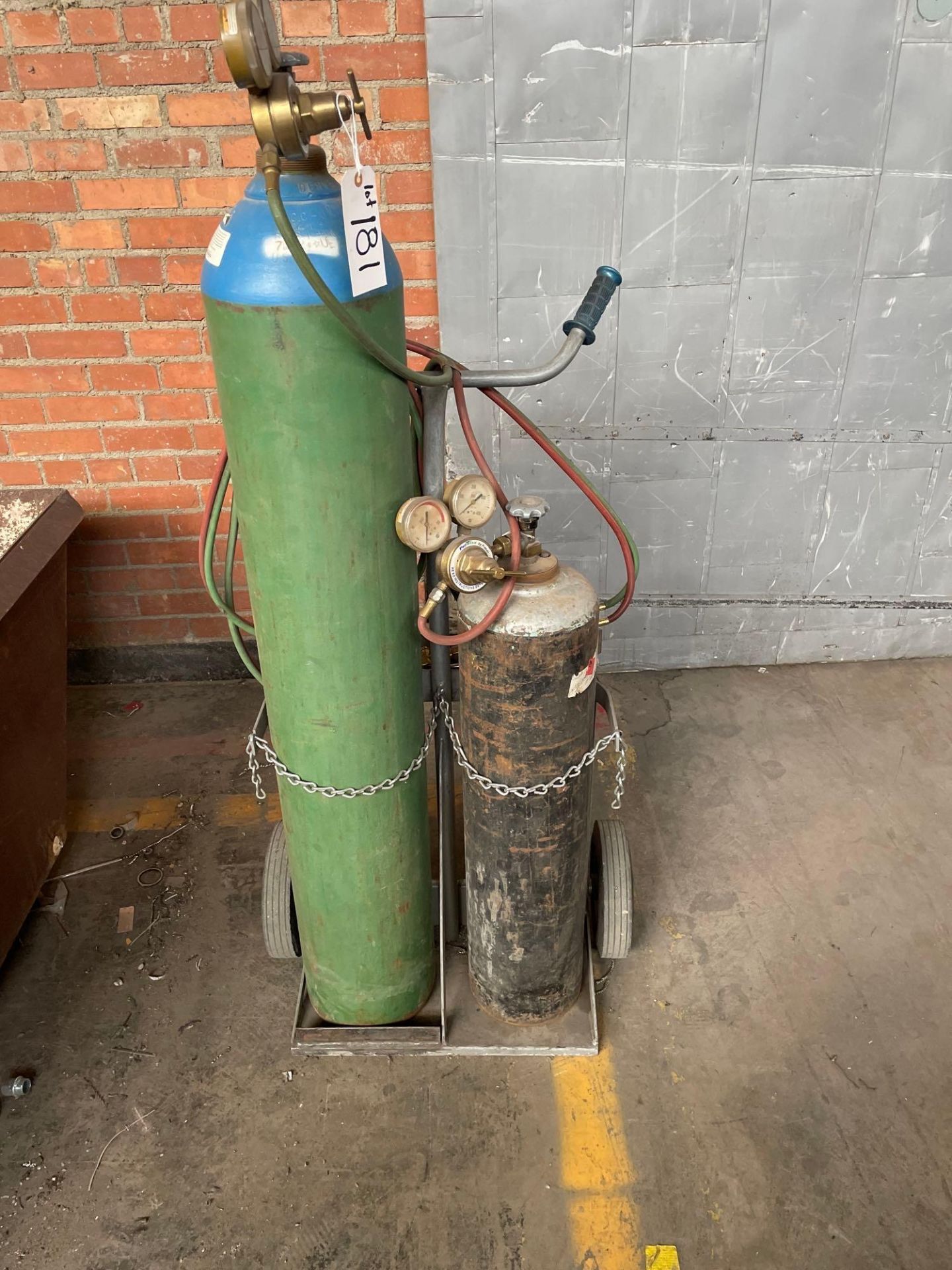 Acetylene Tanks and cart