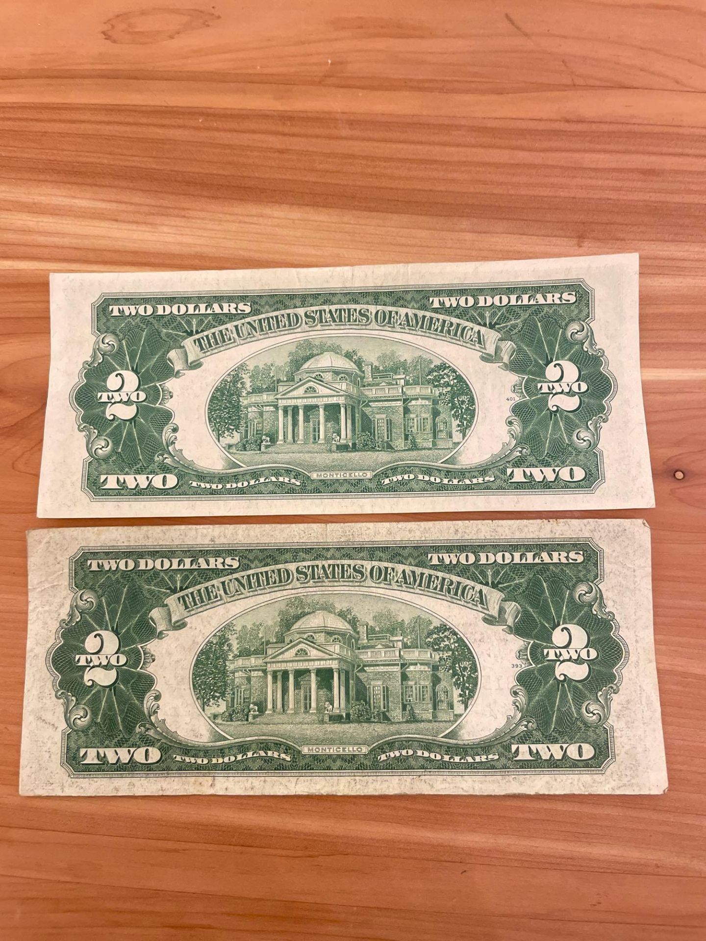 (2) 1953 $ Red Seal Notes - Image 3 of 3