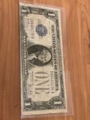 $1 1928 B SILVER CERTIFICATE FUNNY BACK