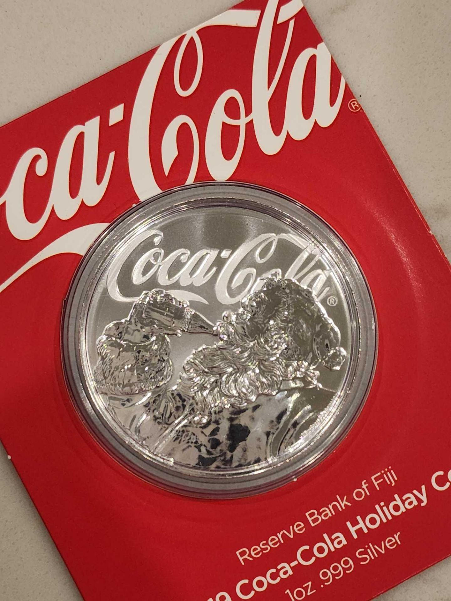 Coca Cola 1 oz Silver Coin - Image 3 of 3