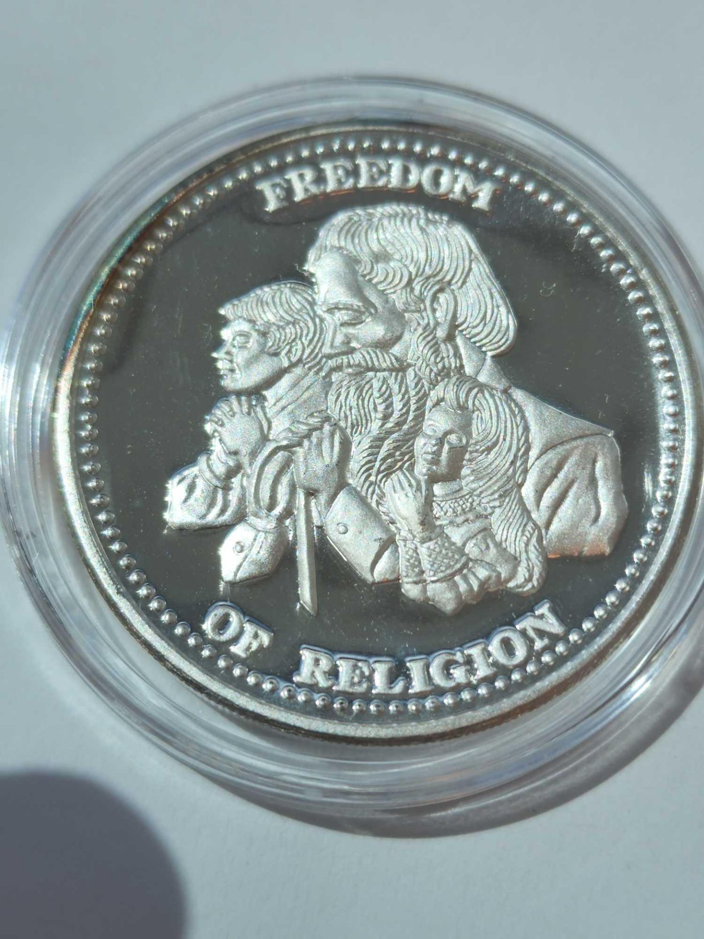 Freedom of the press and religion coins - Image 2 of 4