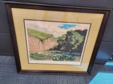 Robert Wood signed artwork. with certificate of authenticity and signed