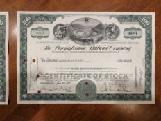 The Pennsylvania Railroad Company Stock Certificate 100 Shares