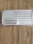 10 oz American Flag Silver Bar