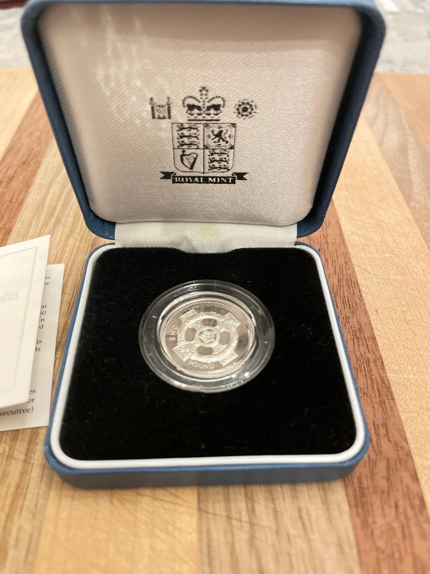 1996 Silver Proof One Pound Coin - Image 2 of 4