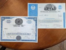 American Standard & Eurofund Stock Certificates