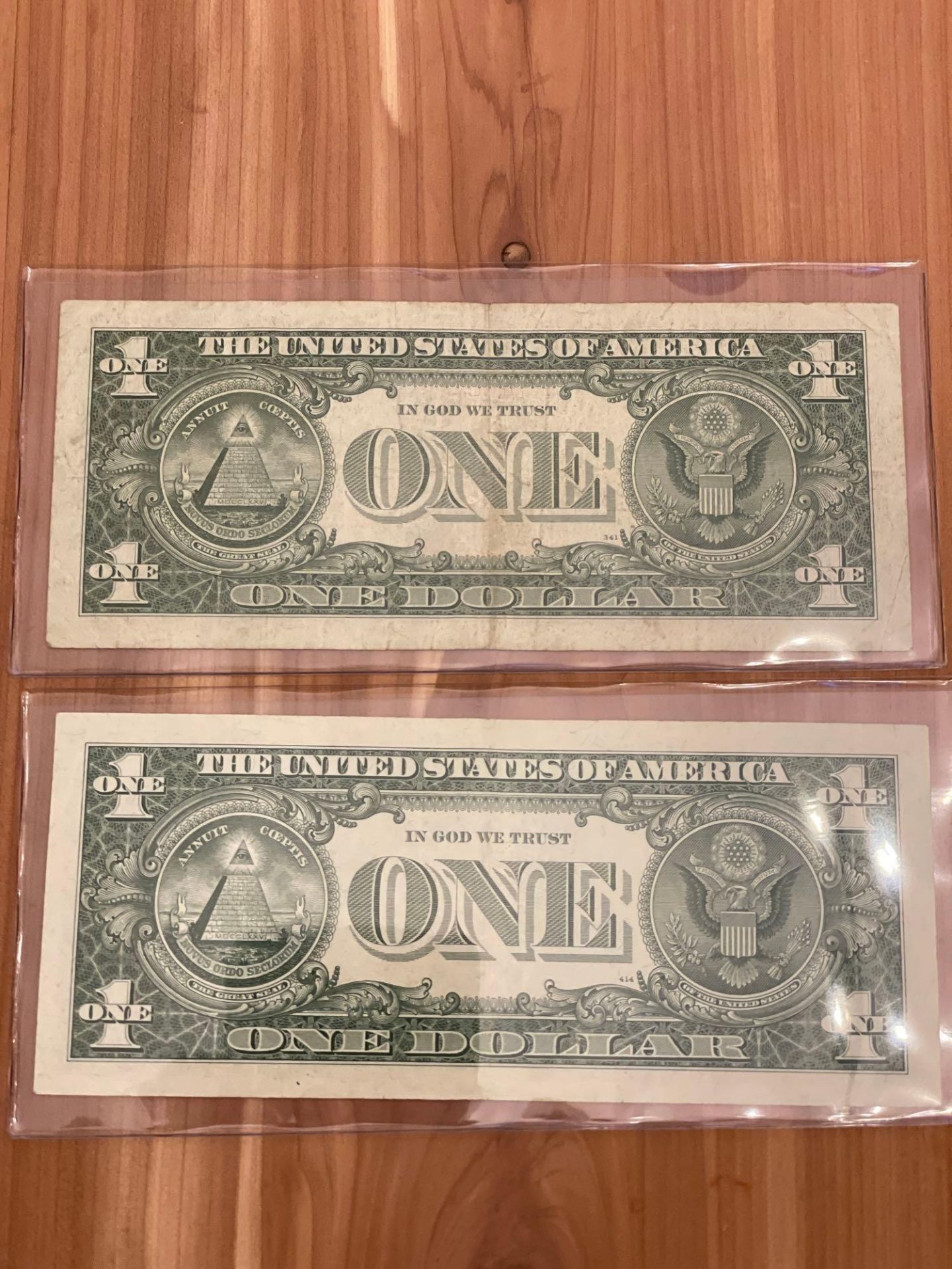 (2) 1957 $1 Silver Certificate Star Notes - Image 3 of 3