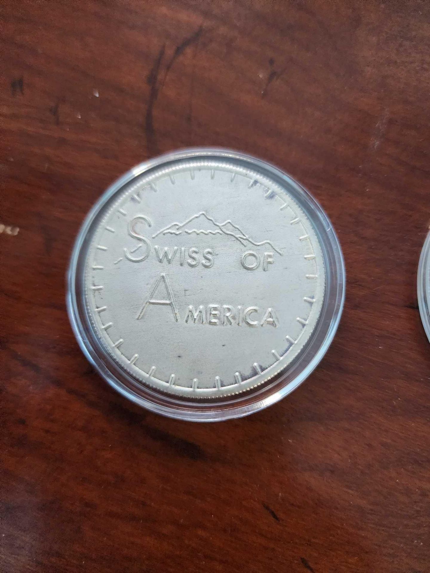 2 Swiss of America Silver Coins - Image 2 of 5