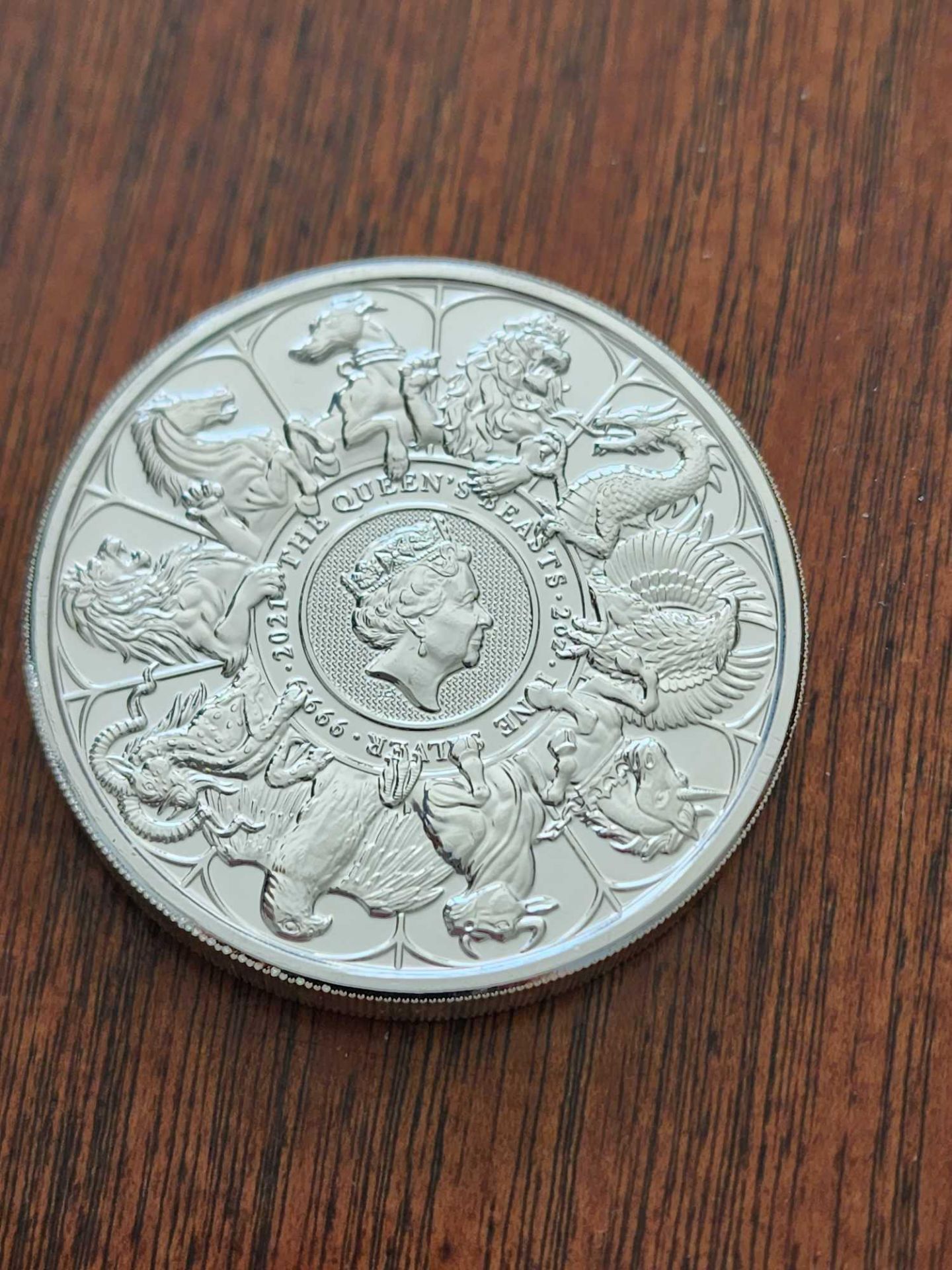 2 oz Queens Beasts Completer Coin