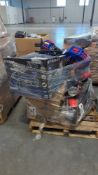 one pallet of multiple children's battery powered ATVs and motorcycles