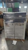 one pallet of multiple insignia portable air conditioning units