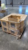 pallet of glasses