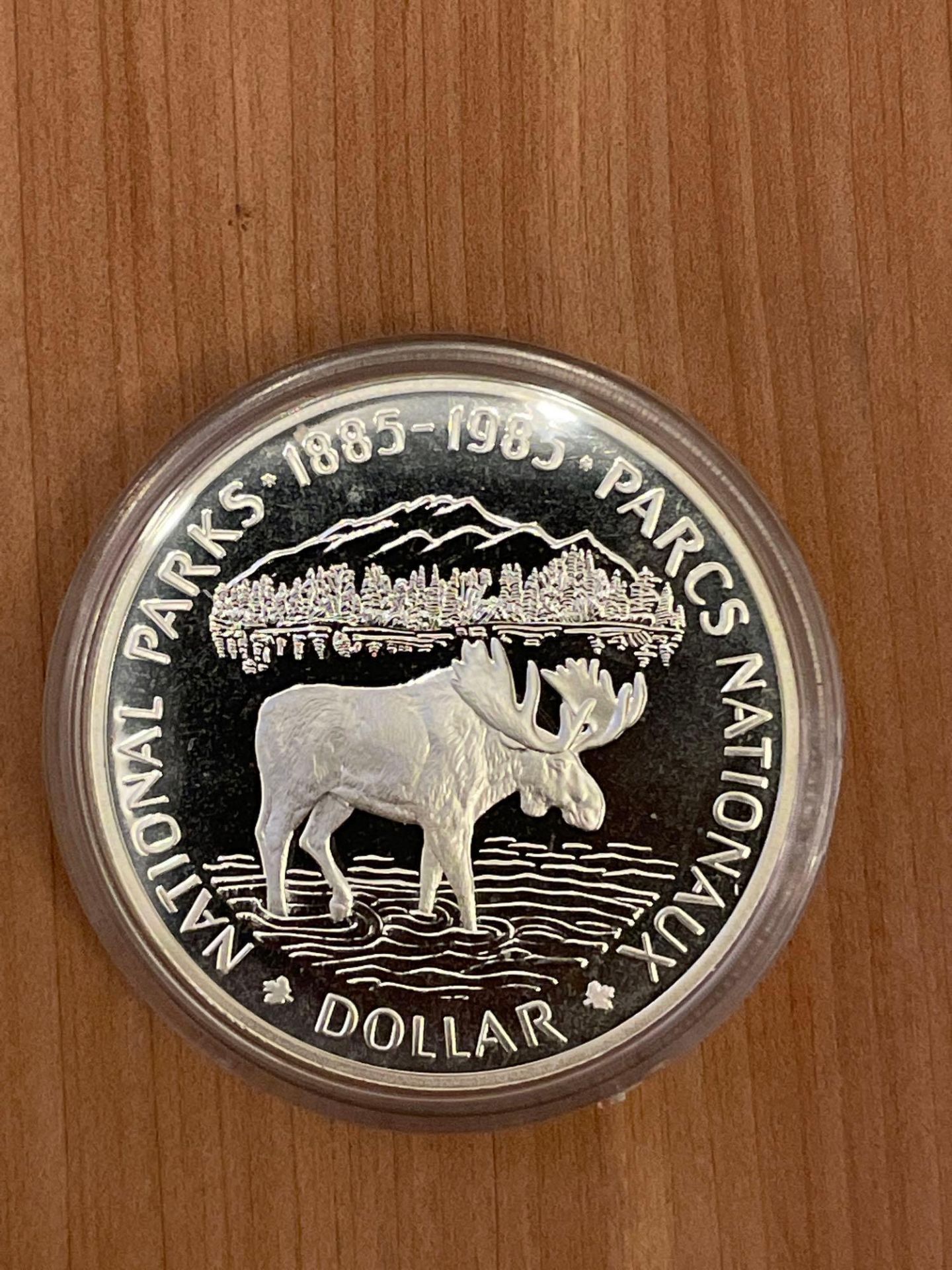 1985 Canadian National Parks .500 Silver Proof Dollar - Image 6 of 6